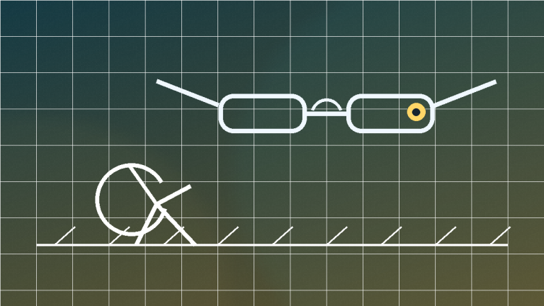 Concept illustration of AI smart glasses for running and cycling